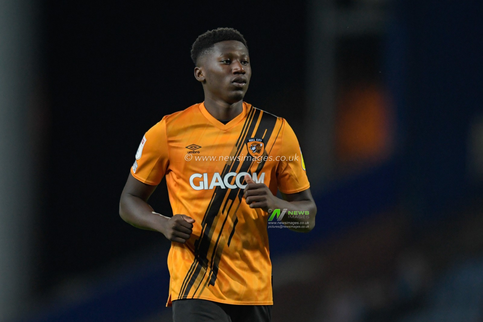 Di'Shon Bernard #24 of Hull City in action during the game