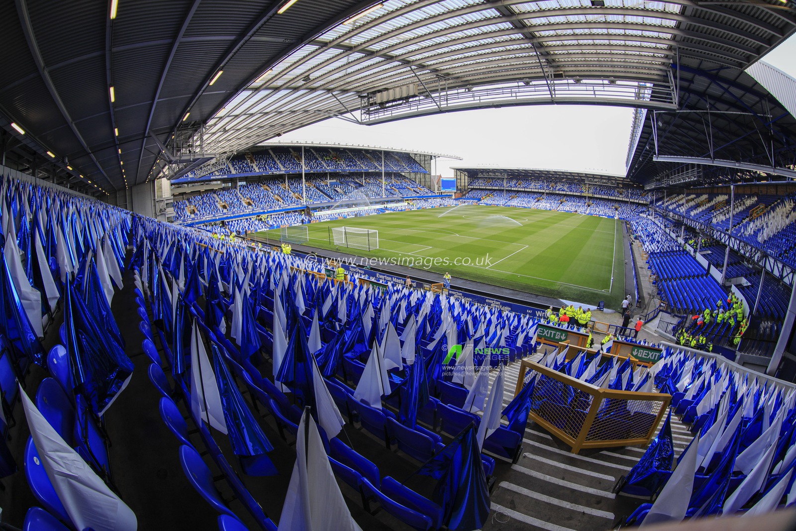 17th August 2019, Goodison Park, Liverpool, England ; Premier League Football, Everton vs Watford : Interior view of Goodison Park, home of Everton FC

Credit: Conor Molloy/News Images

English Football League images are subject to DataCo Licence