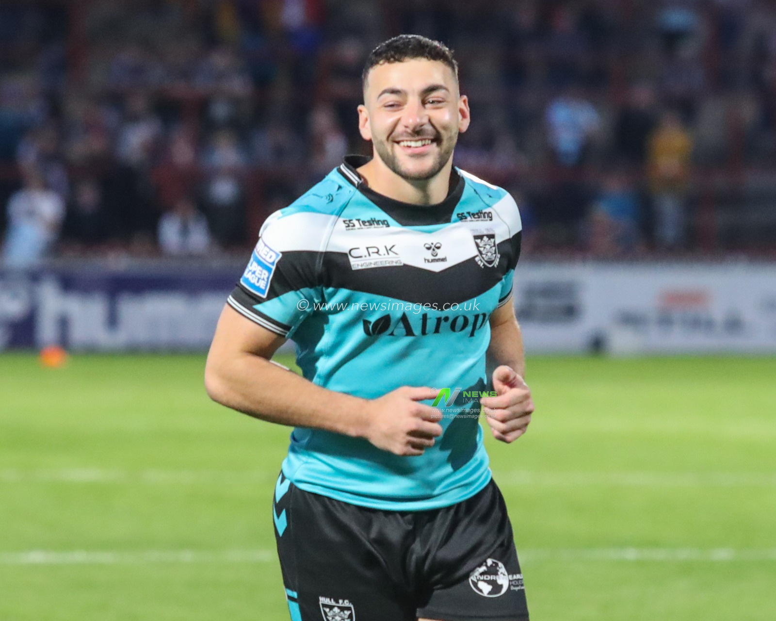 Jake Connor (1) of Hull FC during pre-game warm up