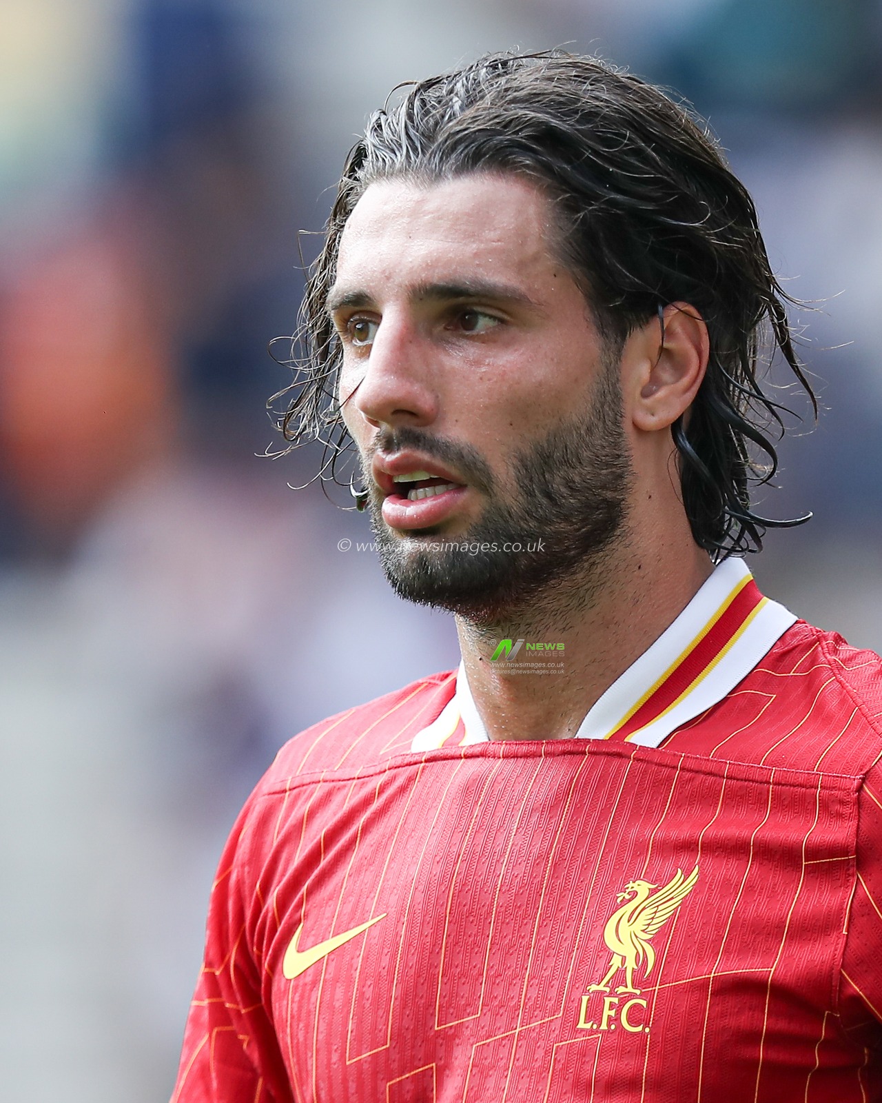 Dominik Szoboszlai of Liverpool during the Pre-season friendly match Preston North End vs Liverpool at Deepdale, Preston, United Kingdom, 13th July 2025

(Photo by Jorge Horsted/News Images)