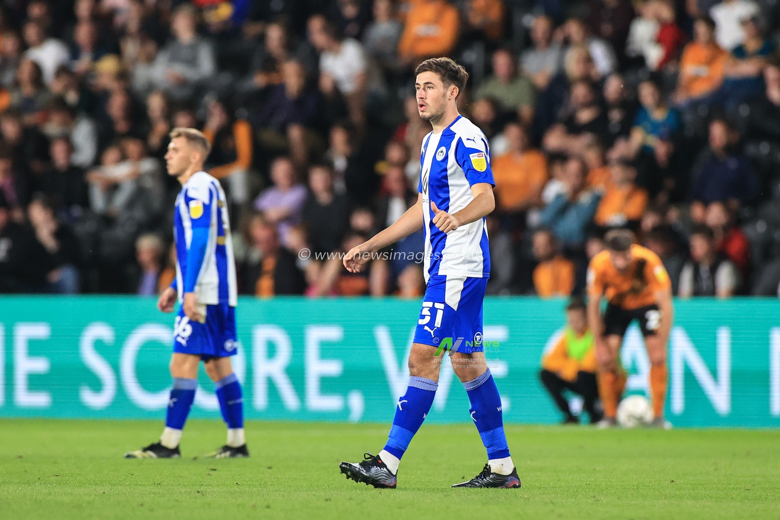 James Carragher #31 of Wigan Athletic during the game