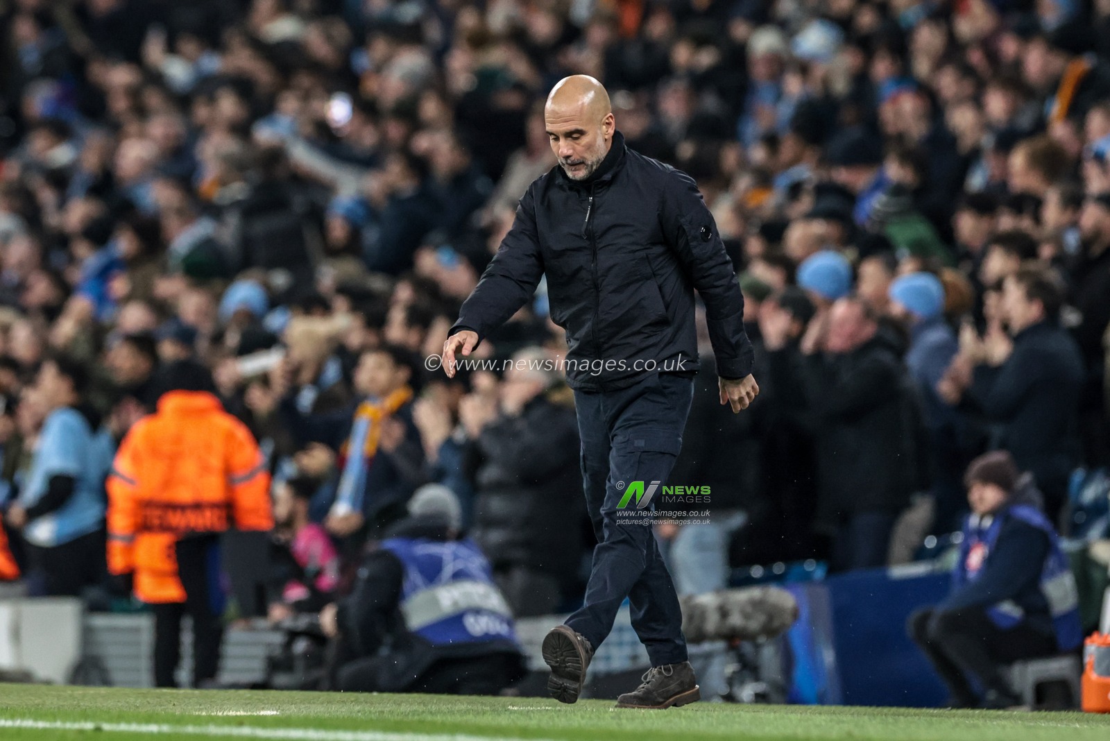 Pep Guardiola manager of Manchester City during the UEFA Champions League Matchday 8 of 8 match Manchester City vs Galatasaray at City of Manchester Stadium, Manchester, United Kingdom on 28 January 2026

(Photo by Mark Cosgrove/News Images)