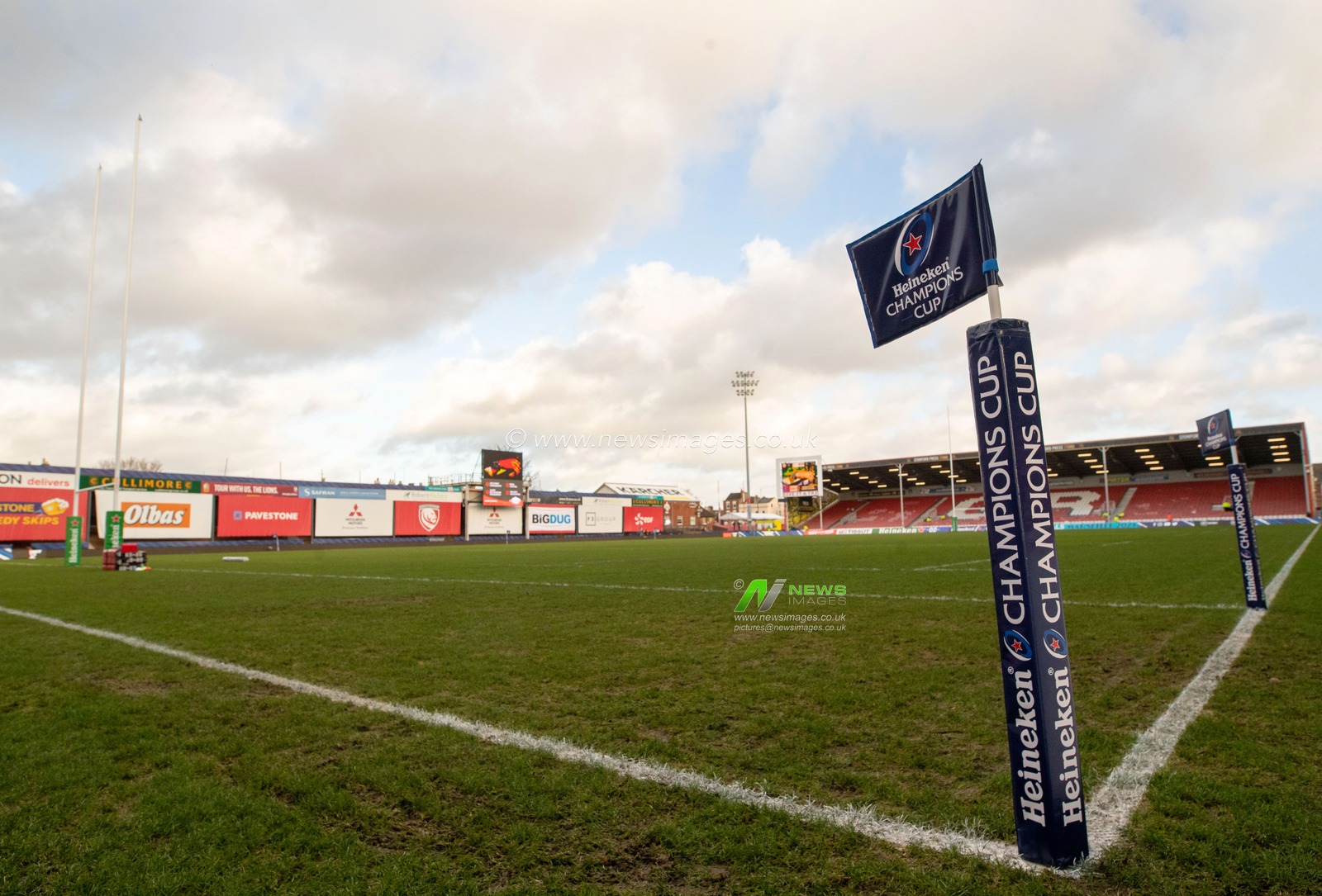 Kingsholm Stadium General View before kick off