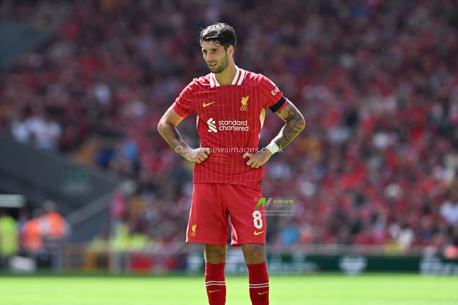 Dominik Szoboszlai of Liverpool during the Pre-season friendly match Liverpool vs Sevilla at Anfield, Liverpool, United Kingdom, 11th August 2024

(Photo by Cody Froggatt/News Images)