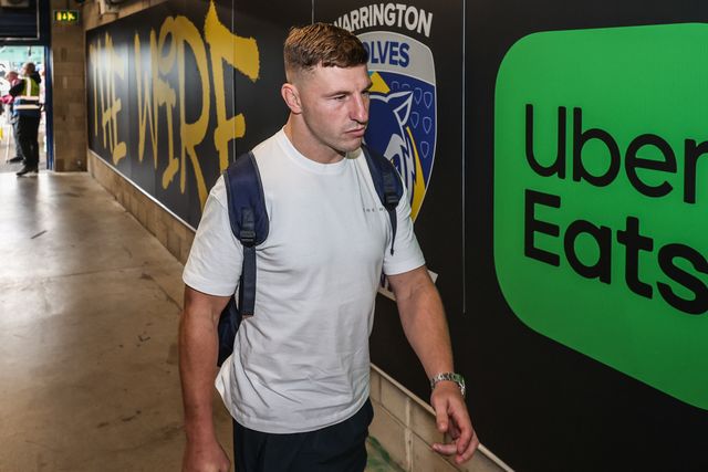 George Williams of Warrington Wolves arrives during the Betfred Super League Round 24 match Warrington Wolves vs Salford Red Devils at Halliwell Jones Stadium, Warrington, United Kingdom, 29th August 2025

(Photo by Alfie Cosgrove/News Images)