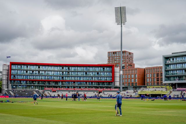 A general view of Old tTrafford prior to the warm up sessions  during the Second Vitality T20 International match England vs India at Old Trafford, Manchester, United Kingdom on 04 July 2026

(Photo by Maynard Manyowa/News Images)