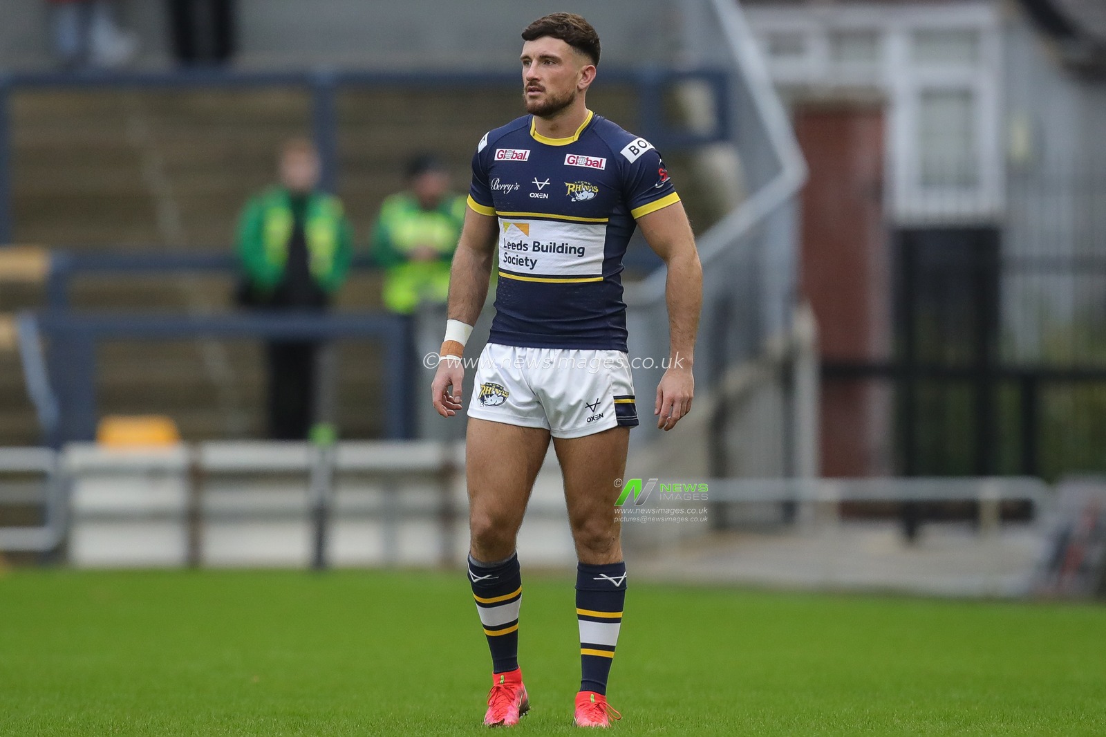 Liam Tindall #23 of Leeds Rhinos during the Rugby League Pre Season match Leeds Rhinos vs Bradford Bulls at Headingley Stadium, Leeds, United Kingdom, 29th January 2023

(Photo by James Heaton/News Images)