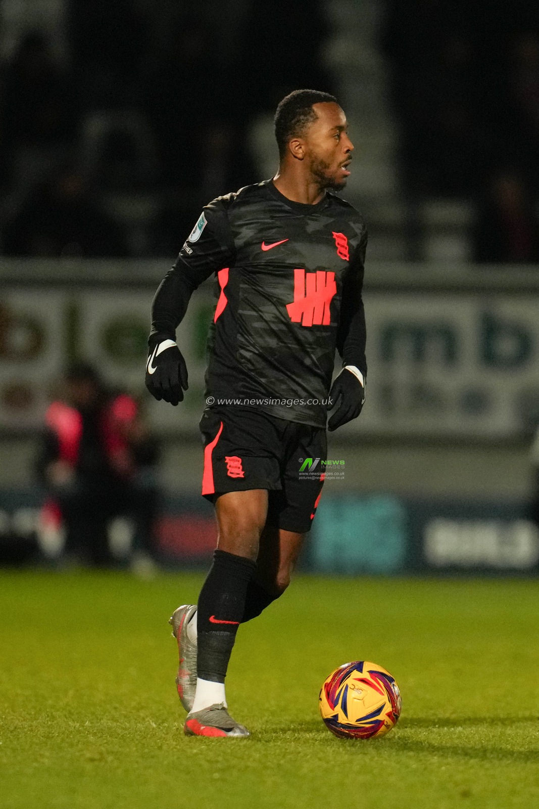 Ethan Laird of Birmingham City in action during the Vertu Trophy Quarter Final match Stevenage vs Birmingham City at Lamex Stadium, Stevenage, United Kingdom, 4th February 2025

(Photo by Harvey Murphy/News Images)