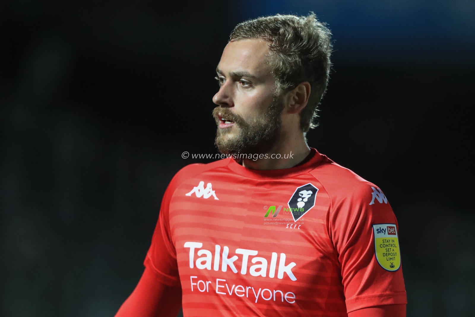James Wilson (19) of Salford City during the game