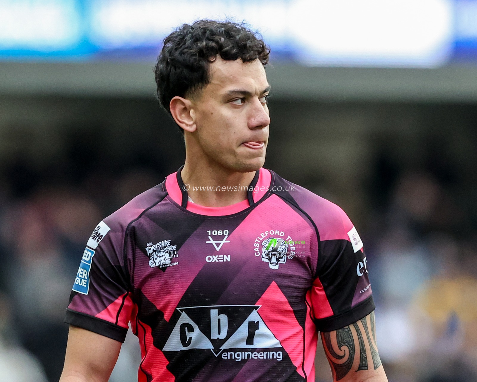 Daejarn Asi of Castleford Tigers during the Betfred Super League Round 3 match Leeds Rhinos vs Castleford Tigers at Headingley Stadium, Leeds, United Kingdom, 2nd March 2025

(Photo by Alfie Cosgrove/News Images)
