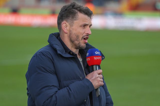 Jon Wilkin during a live broadcast during the Betfred Super League Round 9 match Hull KR vs Wigan Warriors at Sewell Group Craven Park, Kingston upon Hull, United Kingdom, 26th April 2024

(Photo by Alfie Cosgrove/News Images)