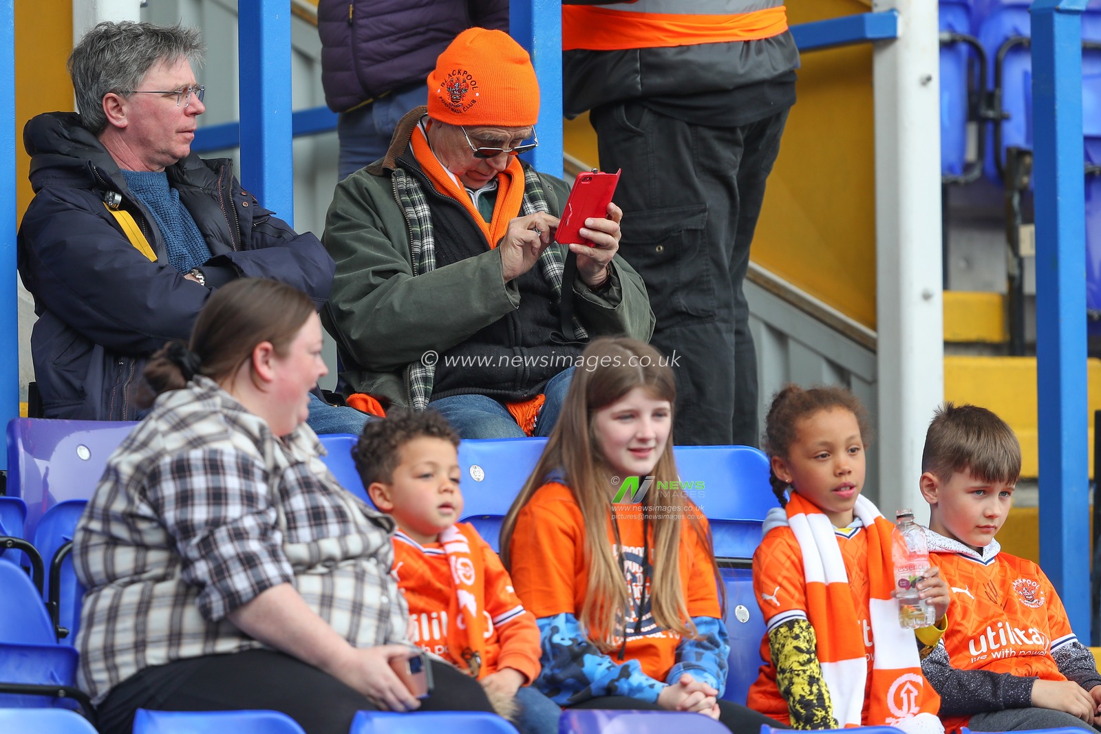 Blackpool fans arrive ahead of the Sky Bet Championship match Birmingham City vs Blackpool at St Andrews, Birmingham, United Kingdom, 22nd April 2023

(Photo by Gareth Evans/News Images)