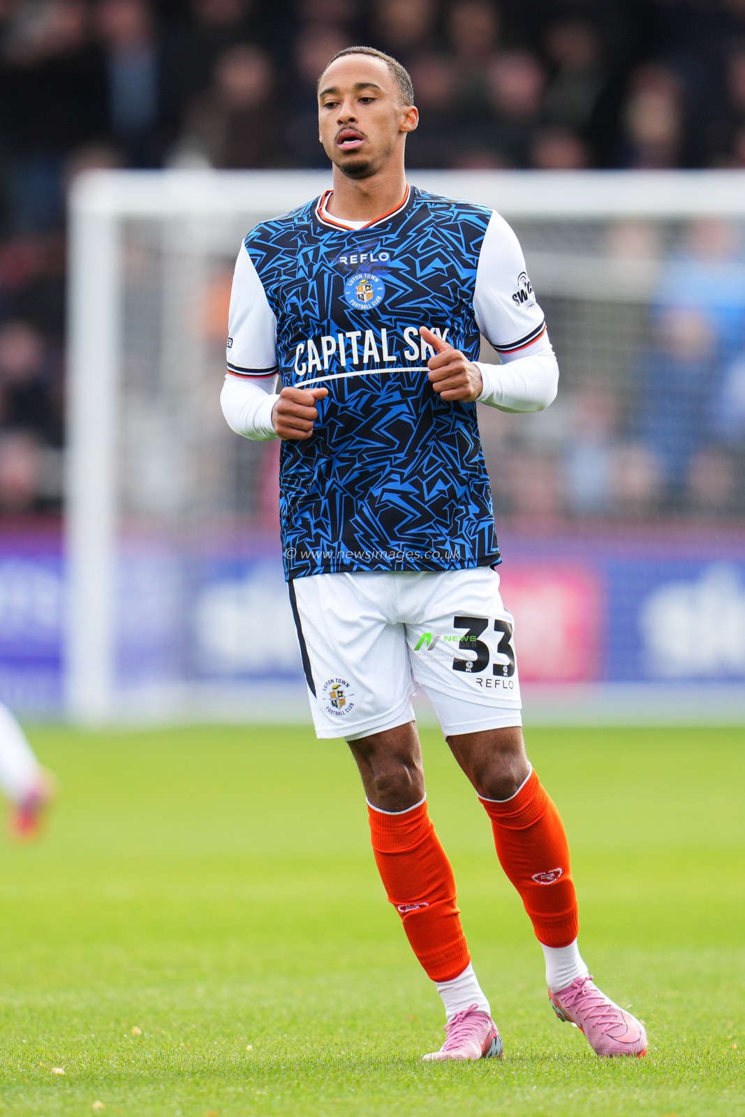 Cohen Bramall of Luton Town during the Sky Bet League 1 match Stevenage vs Luton Town at Lamex Stadium, Stevenage, United Kingdom, 4th October 2025

(Photo by Harvey Murphy/News Images)
