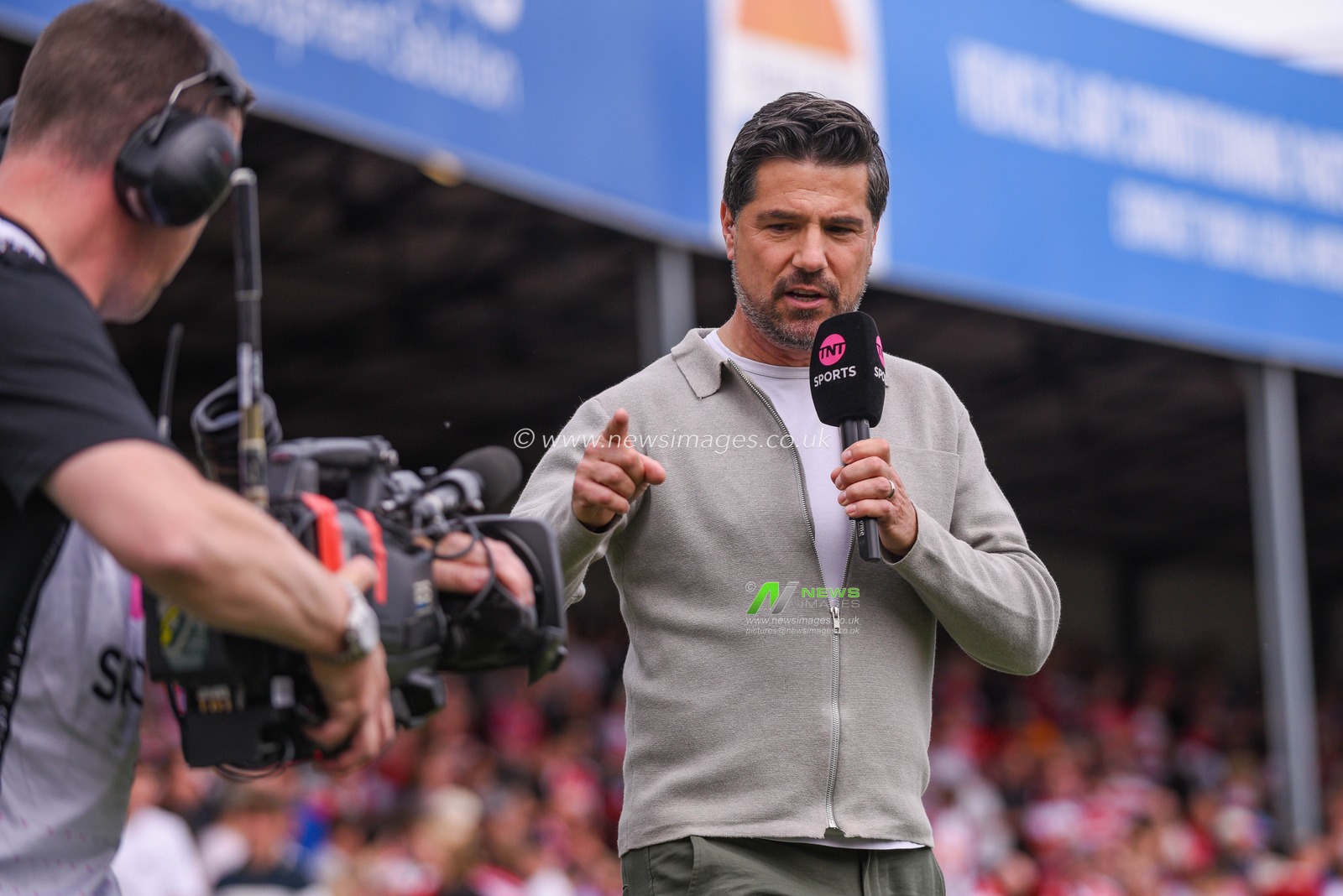 Craig Doyle present for TNT Sports during the Gallagher Premiership match Gloucester vs Exeter at Kingsholm Stadium, Gloucester, United Kingdom on 26 April 2026

(Photo by Alex Williamson/News Images)