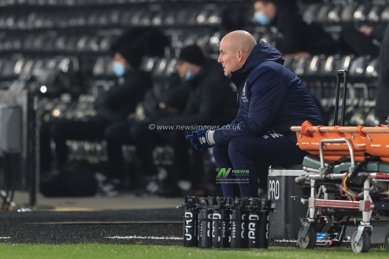 Mark Warburton manager of Queens Park Rangers during the game