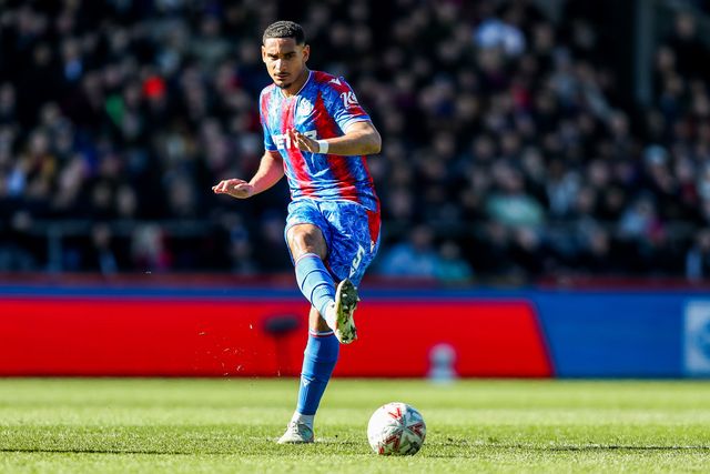 Maxence Lacroix of Crystal Palace passes the ball during the Emirates FA Cup 5th Round match Crystal Palace vs Millwall at Selhurst Park, London, United Kingdom, 1st March 2025

(Photo by Izzy Poles/News Images)