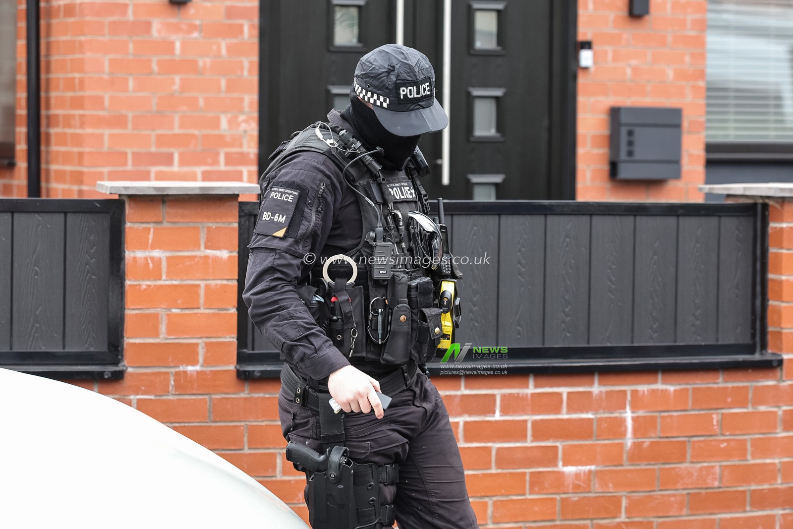 Armed counter terror police are at the scene during the Manchester synagogue attack at Manchester Synagogue, Manchester, United Kingdom, 2nd October 2025

(Photo by Mark Cosgrove/News Images)