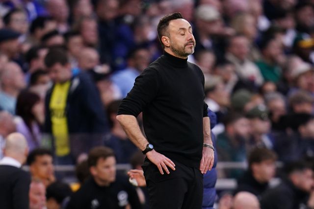 Roberto De Zerbi manager of Tottenham Hotspur during the Premier League match Tottenham Hotspur vs Brighton & Hove Albion at Tottenham Hotspur Stadium, London, United Kingdom on 18 April 2026

(Photo by Harvey Murphy/News Images)
