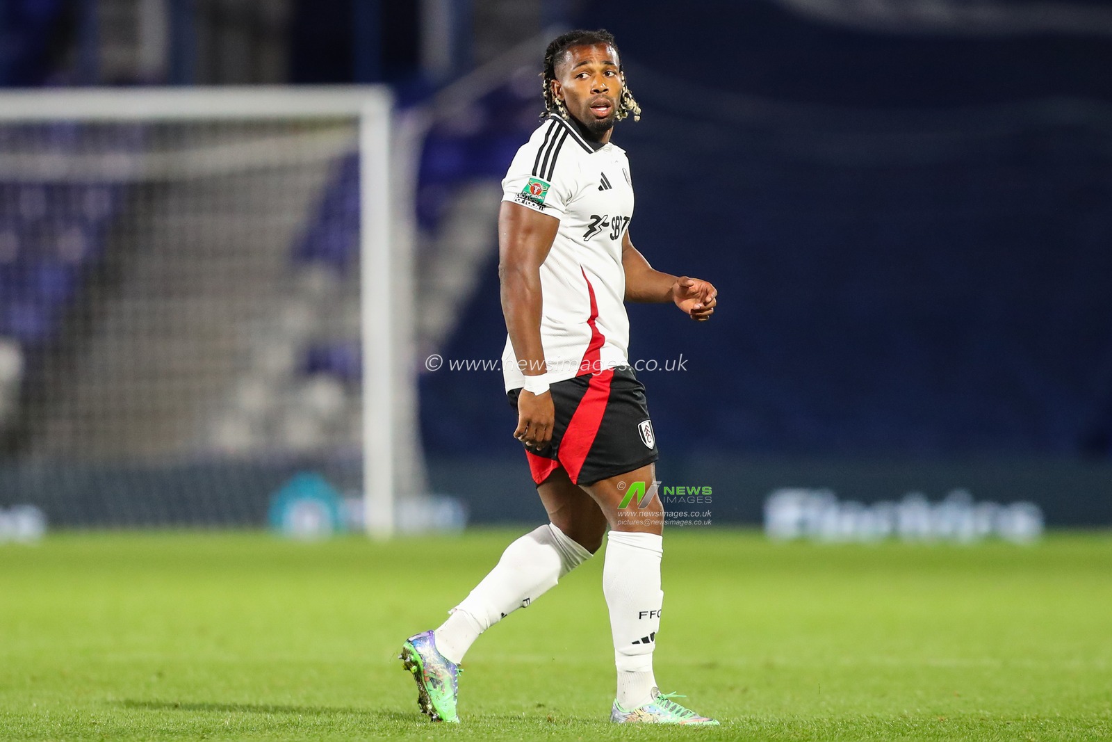 Adama TraorÃ© of Fulham during the Carabao Cup match Birmingham City vs Fulham at St Andrews, Birmingham, United Kingdom, 27th August 2024

(Photo by Gareth Evans/News Images)