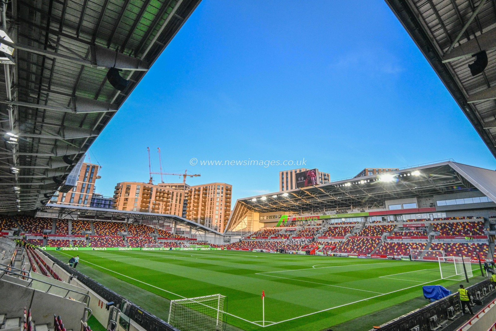 A general view of The Gtech Community Stadium during the Premier League match Brentford vs Manchester United at The Gtech Community Stadium, London, United Kingdom, 30th March 2024

(Photo by Cody Froggatt/News Images)
