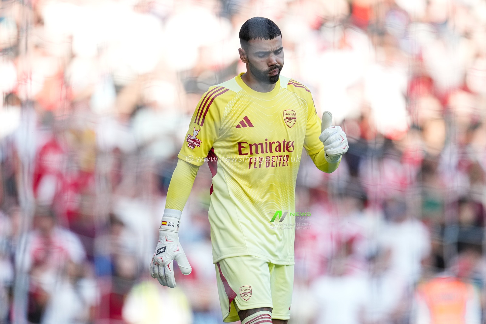 David Raya of Arsenal during the Pre-season friendly match Arsenal vs Athletic Bilbao at Emirates Stadium, London, United Kingdom, 9th August 2025

(Photo by Harvey Murphy/News Images)