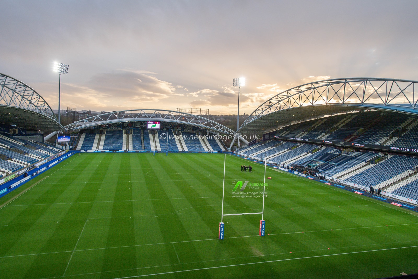 General view of The John Smith's Stadium, Home of Huddersfield Giants ahead of the Betfred Super League Round 6 match Huddersfield Giants vs St Helens at John Smith's Stadium, Huddersfield, United Kingdom, 23rd March 2023

(Photo by Craig Thomas/News Images)