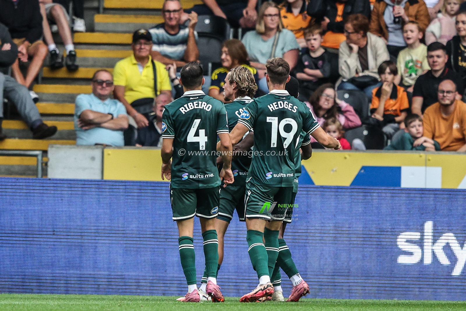 Todd Cantwell of Blackburn Rovers celebrates his goal to make it 0-3 during the Sky Bet Championship match Hull City vs Blackburn Rovers at MKM Stadium, Hull, United Kingdom, 23rd August 2025

(Photo by Alfie Cosgrove/News Images)
