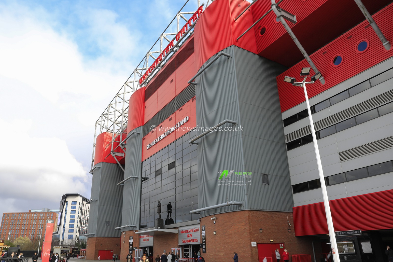 External view of Old Trafford ahead of the FA Women's Super League match Manchester United Women vs West Ham United Women at Old Trafford, Manchester, United Kingdom, 25th March 2023

(Photo by Conor Molloy/News Images)