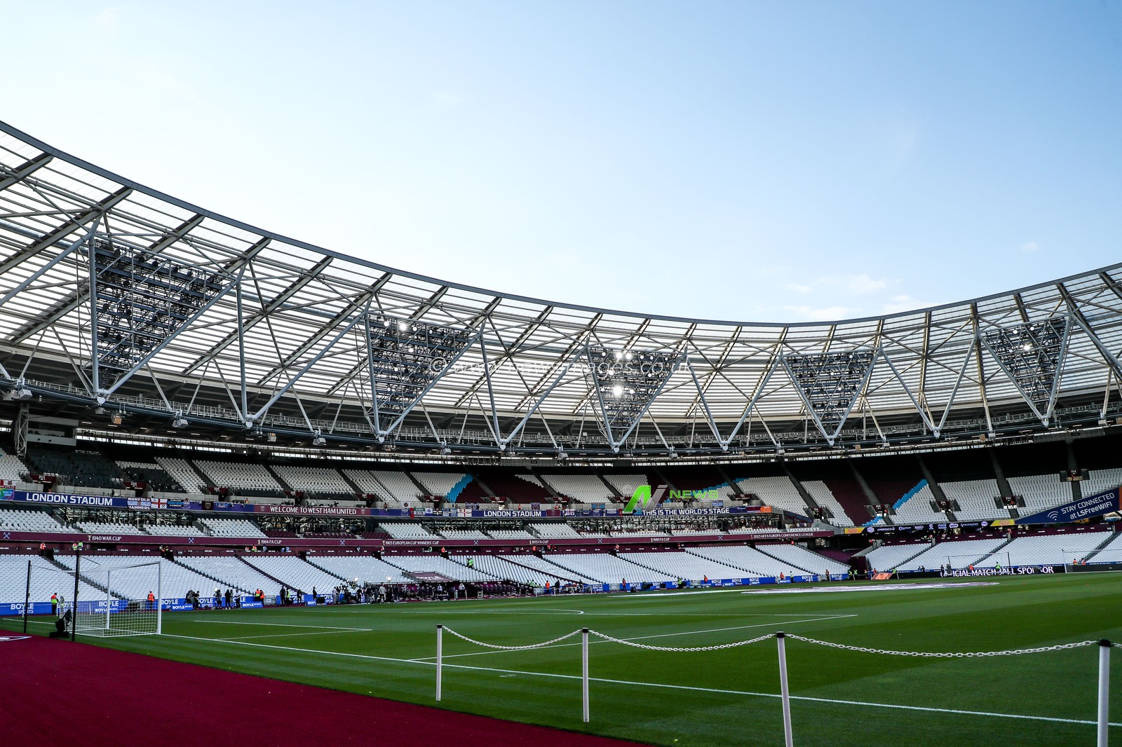 A general view of London Stadium prior to the Premier League match West Ham United vs Chelsea at London Stadium, London, United Kingdom, 22nd August 2025

(Photo by Izzy Poles/News Images)