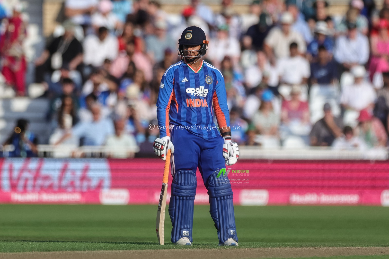 Vaibhav Sooryavanshi of India during the Third Vitality T20 International match England vs India at Trent Bridge, Nottingham, United Kingdom on 07 July 2026

(Photo by Mark Cosgrove/News Images)