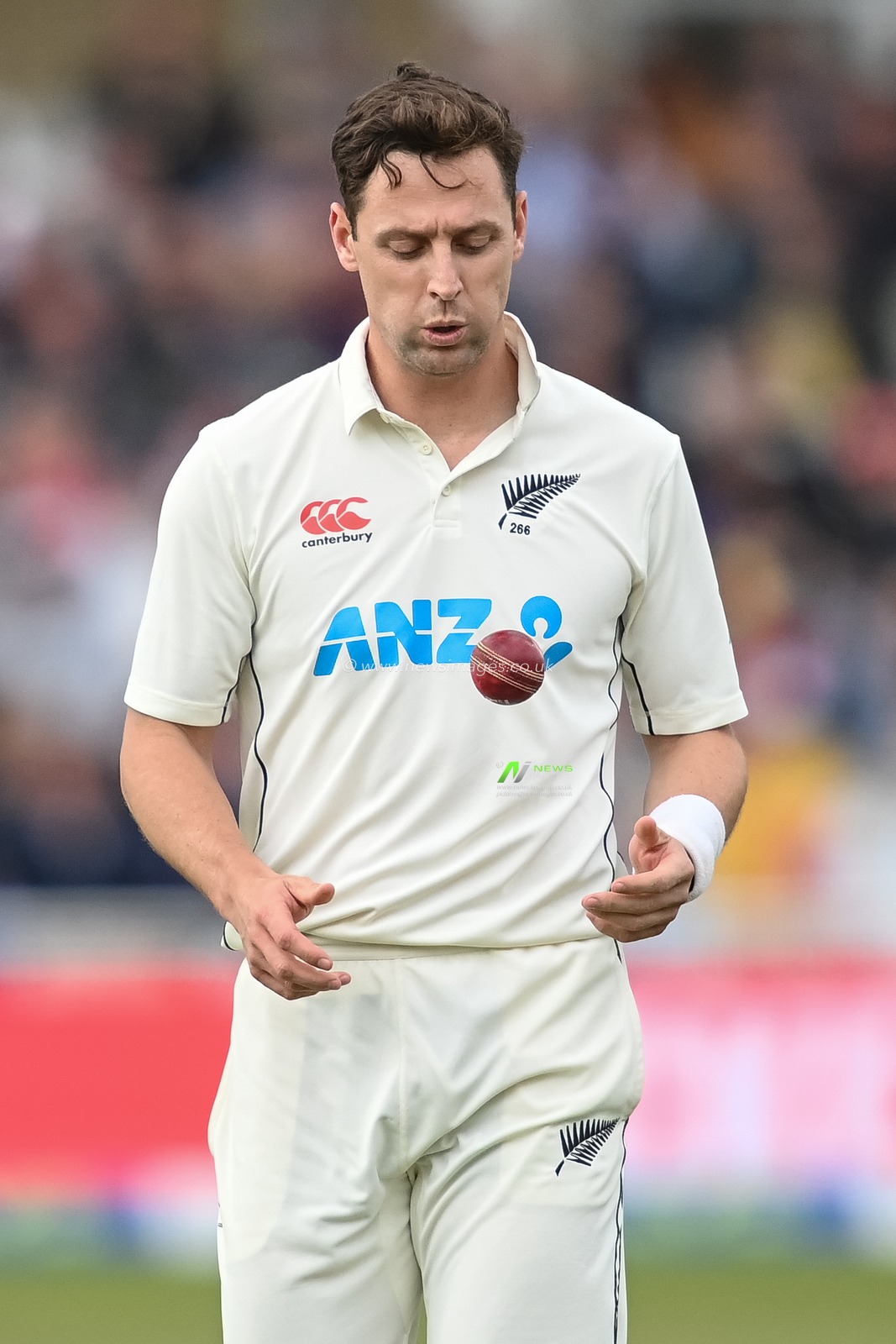 Matt Henery of New Zealand is dismissed by during day 2 of the 2nd Test between the New Zealand Blackcaps and England at Trent Bridge Cricket Ground, Nottingham, England on Saturday 11 June 2022.
New Zealand tour of England 2022.
 Â© Craig Thomas / www.photosport.nz