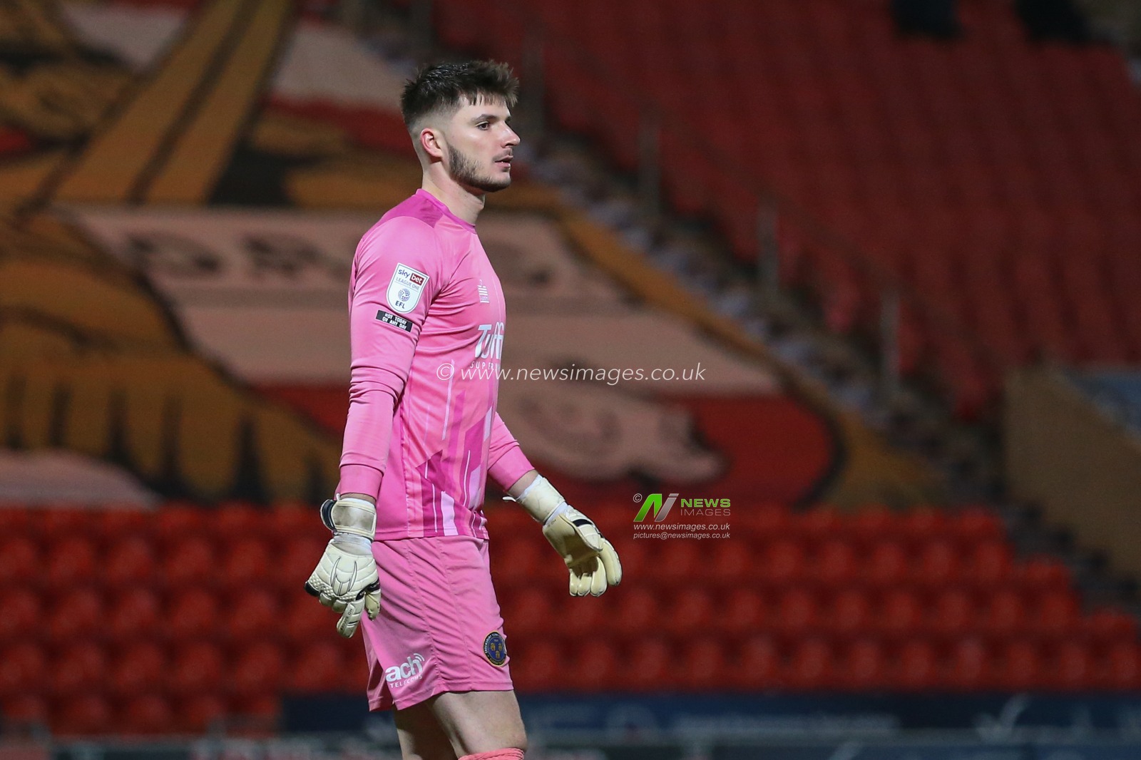 Matija Å arkic #31 of Shrewsbury Town during the game