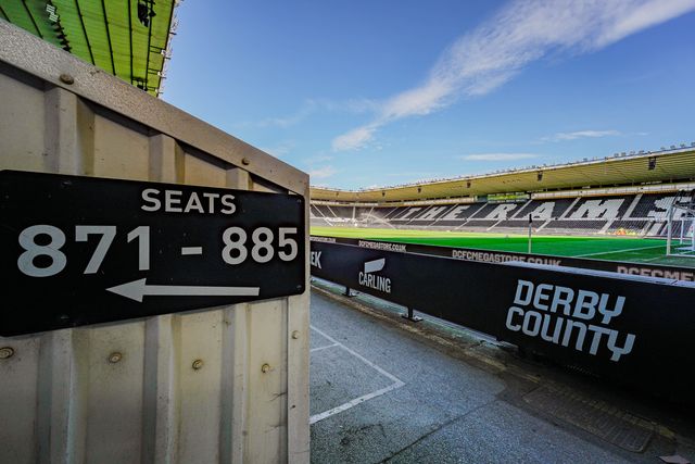 during the Sky Bet Championship match Derby County vs Stoke City at Pride Park Stadium, Derby, United Kingdom on 06 April 2026

(Photo by Maynard Manyowa/News Images)