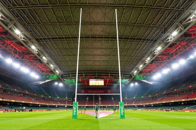 General view of the Principality Stadium ahead of the Quilter Nations Series 2025 match Wales vs New Zealand at Principality Stadium, Cardiff, United Kingdom, 22nd November 2025

(Photo by Andrew Lewis/News Images)

*** GER AUT SUI OUT ***