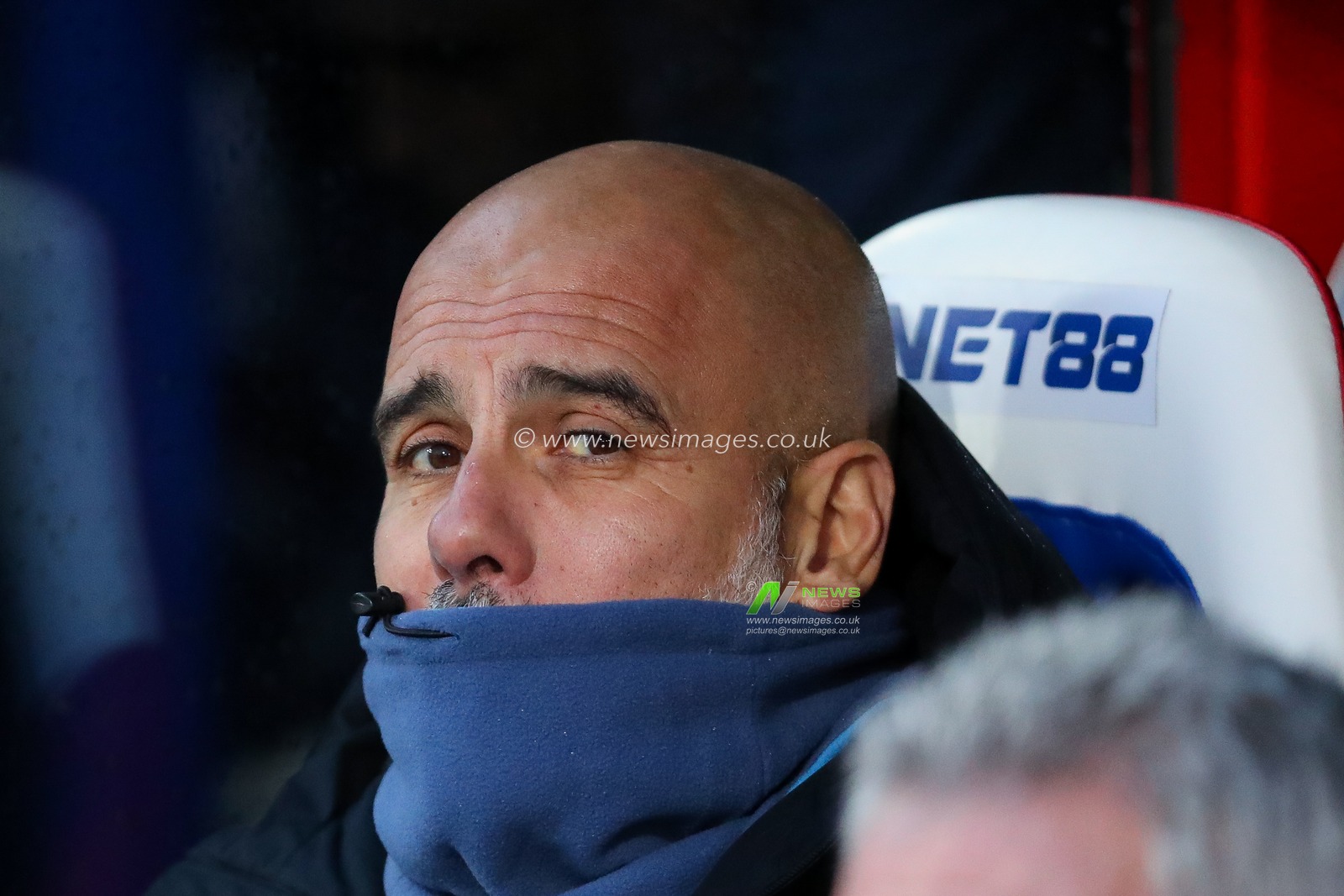 Pep Guardiola of Manchester City looks on prior to the Premier League match Crystal Palace vs Manchester City at Selhurst Park, London, United Kingdom, 7th December 2024

(Photo by Izzy Poles/News Images)
