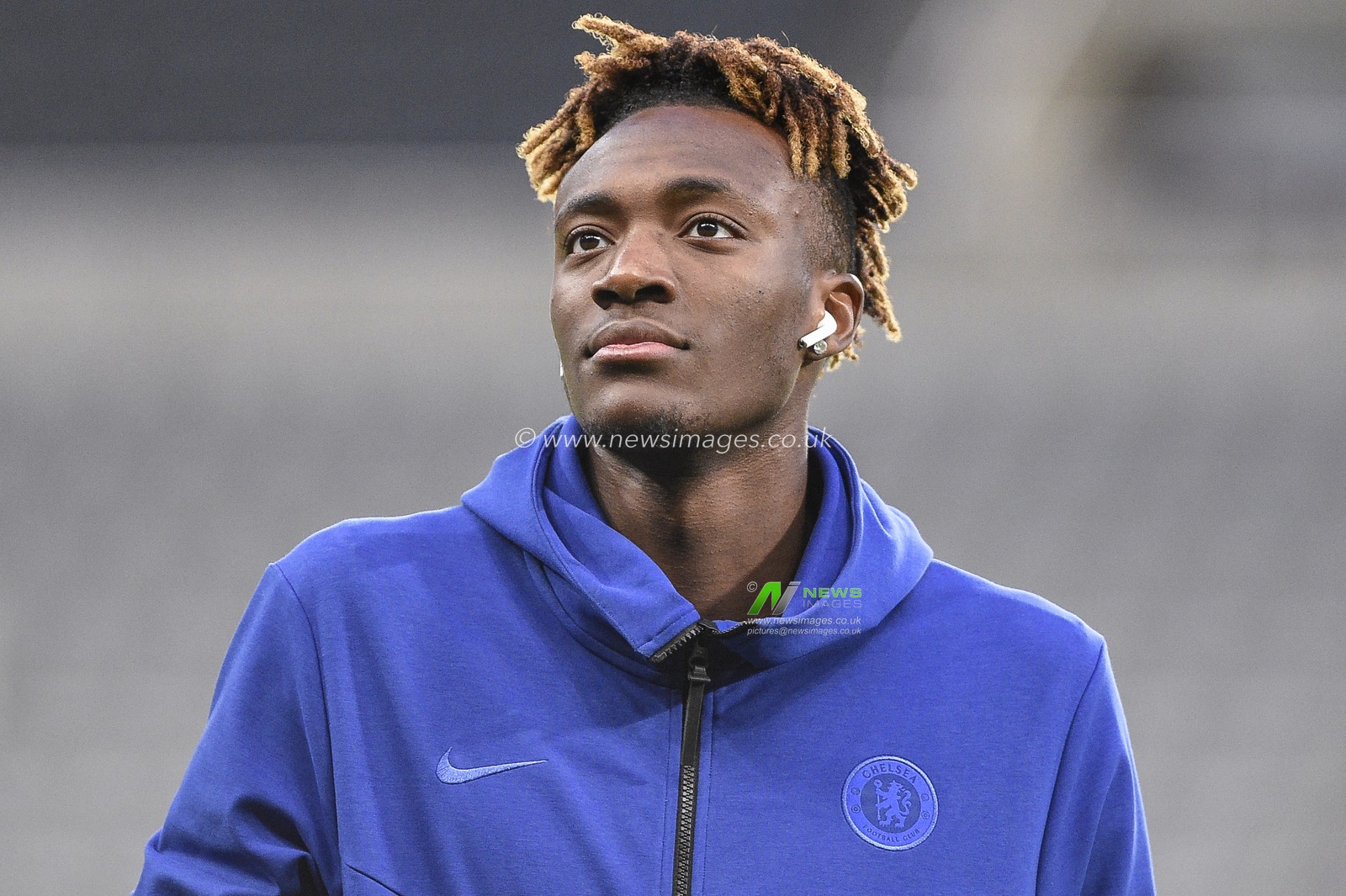 18th January 2020, St. James's Park, Newcastle, England; Premier League, Newcastle United v Chelsea : Tammy Abraham (9) of Chelsea arrives at St. James' Park

Credit: Iam Burn/News Images