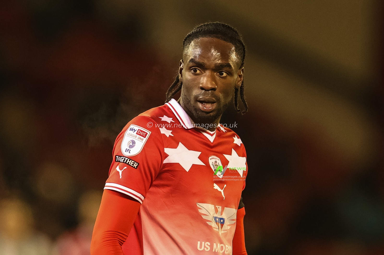 Devante Cole #44 of Barnsley during the Sky Bet League 1 match Barnsley vs Wycombe Wanderers at Oakwell, Barnsley, United Kingdom, 28th November 2023

(Photo by Mark Cosgrove/News Images)