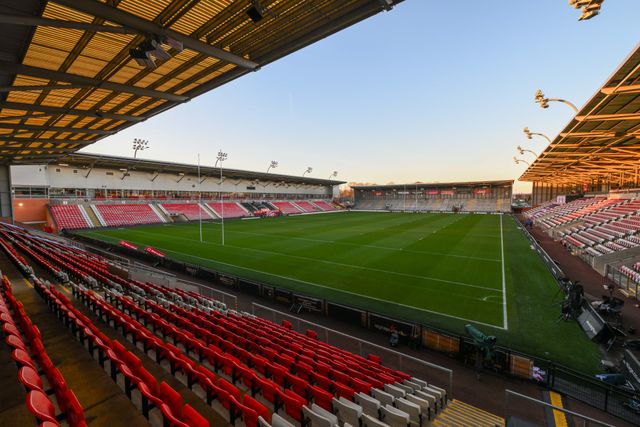 Betfred Super League Round 3 Leigh Leopards v Catalans Dragons