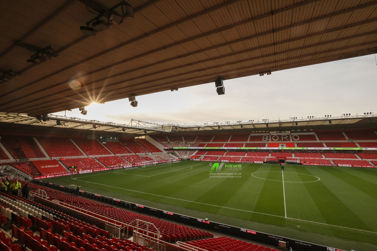 A general view of Riverside Stadium ahead of the Sky Bet Championship match Middlesbrough vs Cardiff City at Riverside Stadium, Middlesbrough, United Kingdom, 4th January 2025

(Photo by Alfie Cosgrove/News Images)