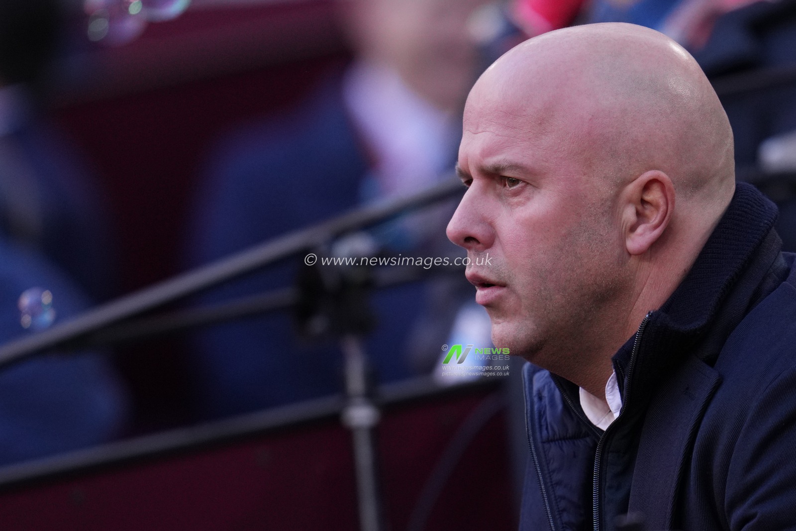 Arne Slot manager of Liverpool during the Premier League match West Ham United vs Liverpool at London Stadium, London, United Kingdom, 30th November 2025

(Photo by Harvey Murphy/News Images)

*** GER AUT SUI OUT ***