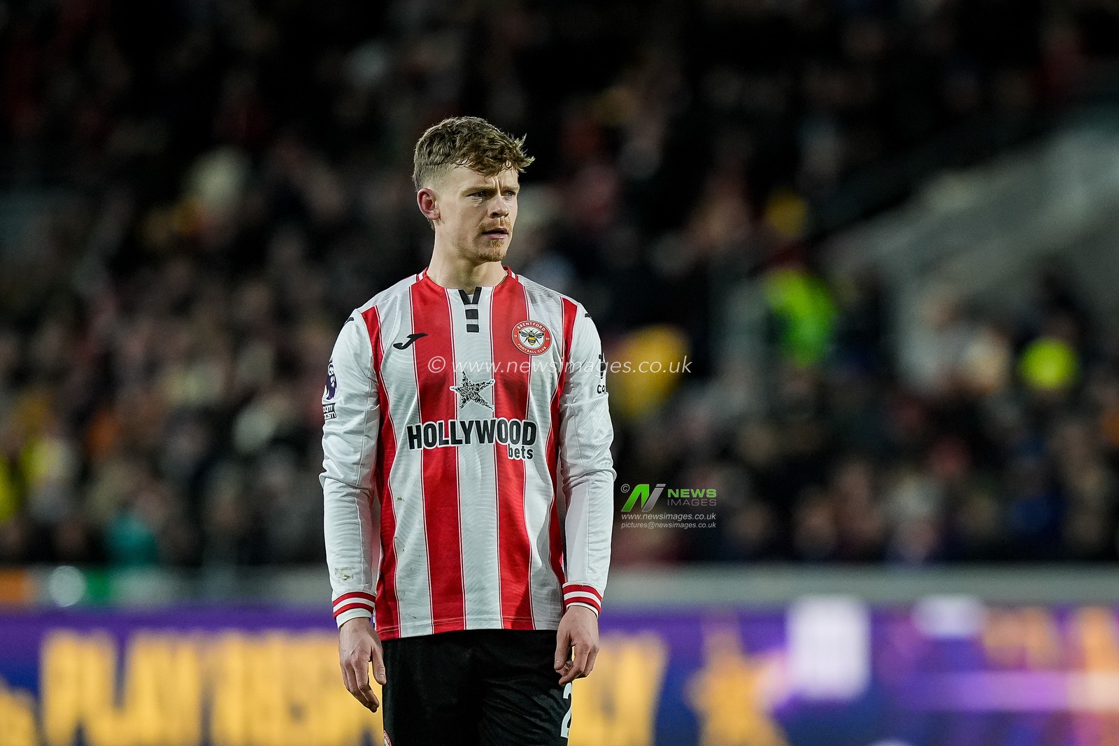 Keane Lewis-Potter of Brentford during the Premier League match Brentford vs Sunderland at The Gtech Community Stadium, London, United Kingdom, 7th January 2026

(Photo by Maynard Manyowa/News Images)

*** GER AUT SUI OUT ***