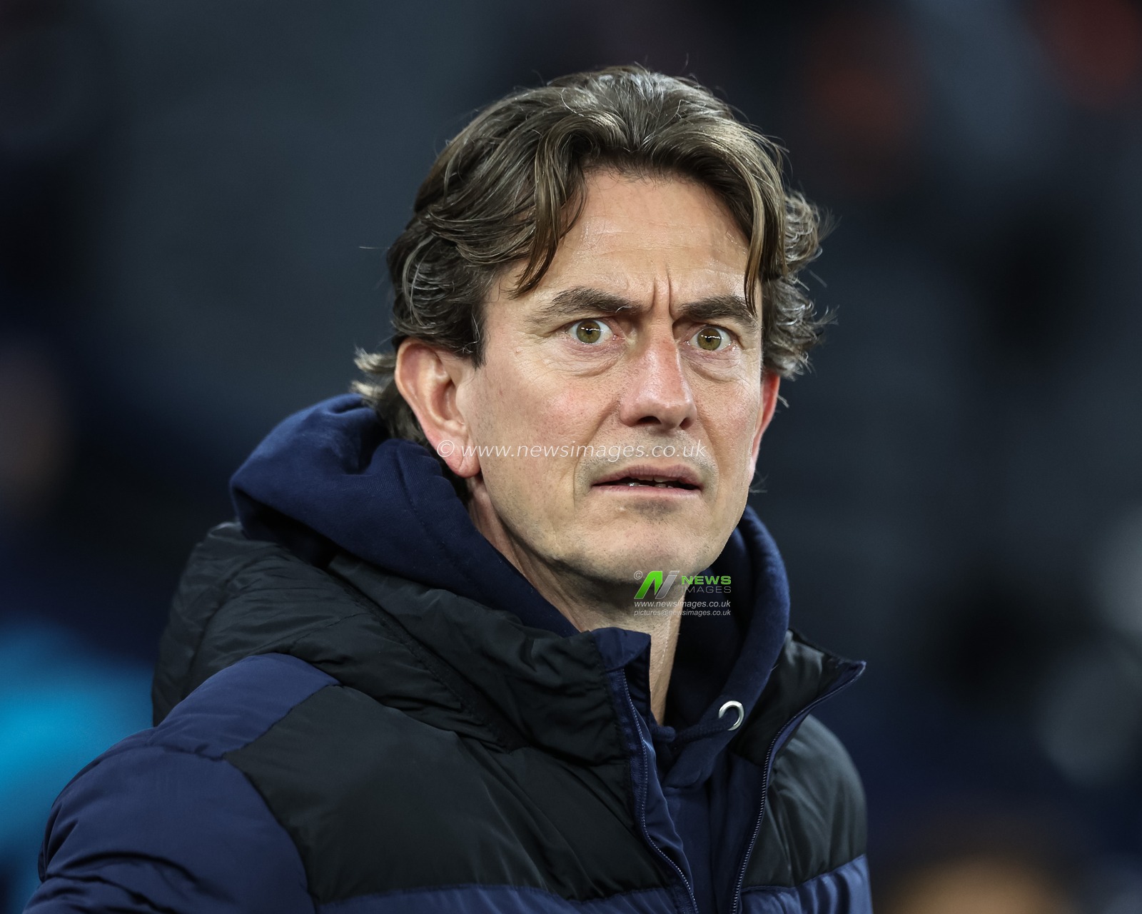 Thomas Frank manager of Brentford looks on during the Premier League match Manchester City vs Brentford at Etihad Stadium, Manchester, United Kingdom, 20th February 2024

(Photo by Mark Cosgrove/News Images)
