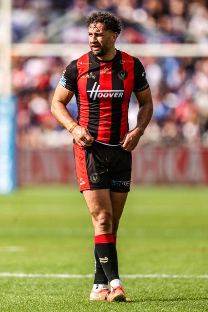 Toby King of Warrington Wolves during the Betfred Super League round 26 match Wakefield Trinity vs Warrington Wolves at DIY Kitchens Stadium, Wakefield, United Kingdom on 05 September 2026

(Photo by Alfie Cosgrove/News Images)