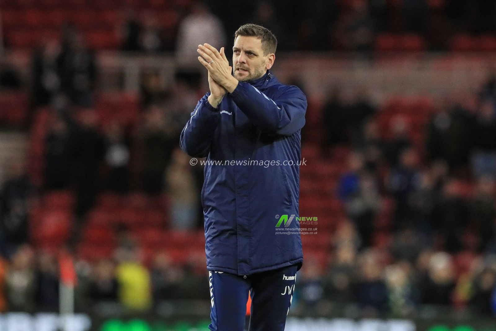5th January 2020, Riverside Stadium, Middlesbrough, England; Emirates FA Cup, Middlesbrough v Tottenham Hotspur : Jonathan Woodgate head coach of Middlesbrough applauds the fans as Middlesbrough hold Tottenham to a 1-1 draw 


Credit: Mark Cosgrove/News Images