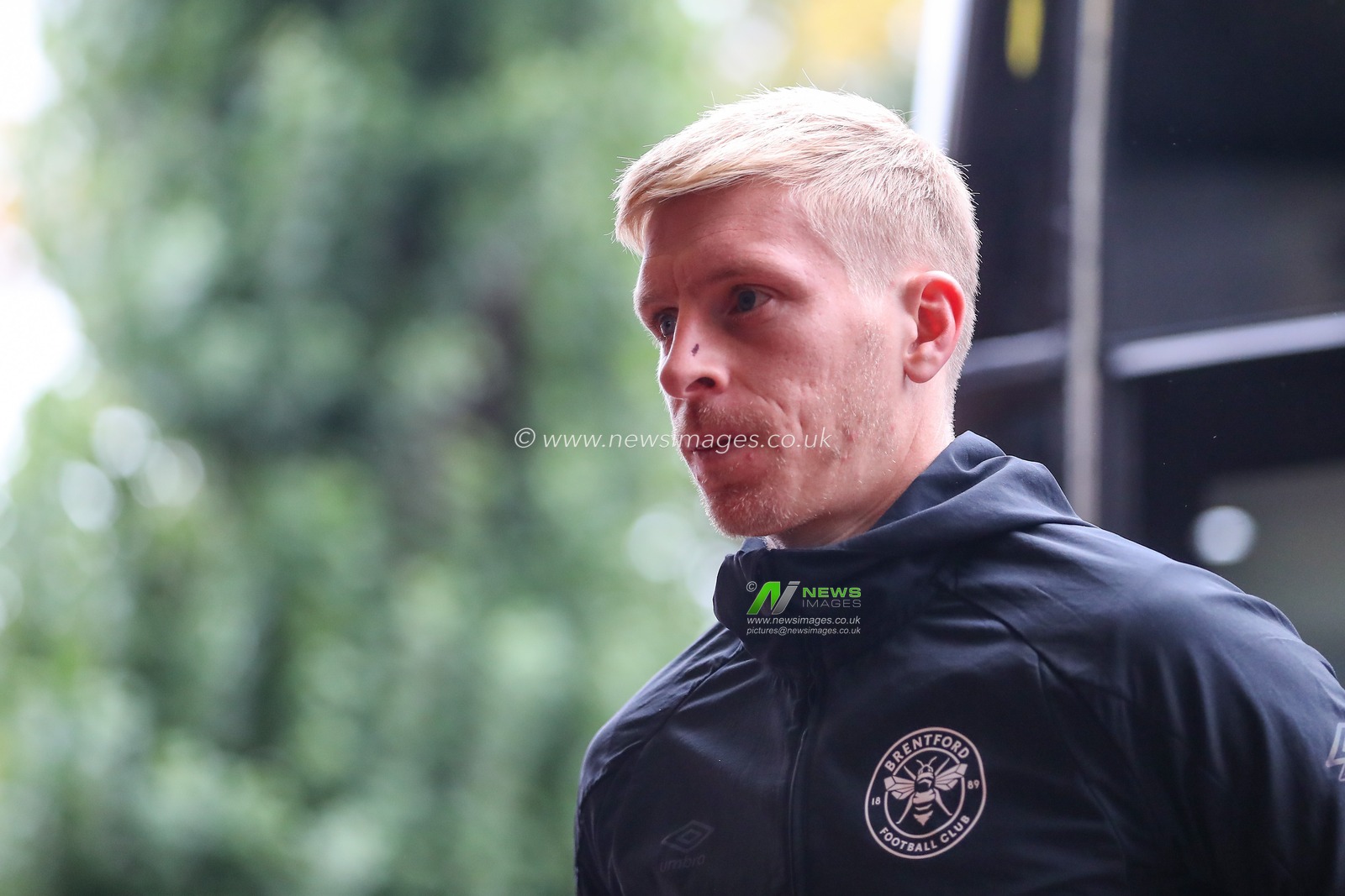 Ben Mee #16 of Brentford  arrives ahead of the Premier League match Aston Villa vs Brentford at Villa Park, Birmingham, United Kingdom, 23rd October 2022

(Photo by Gareth Evans/News Images)