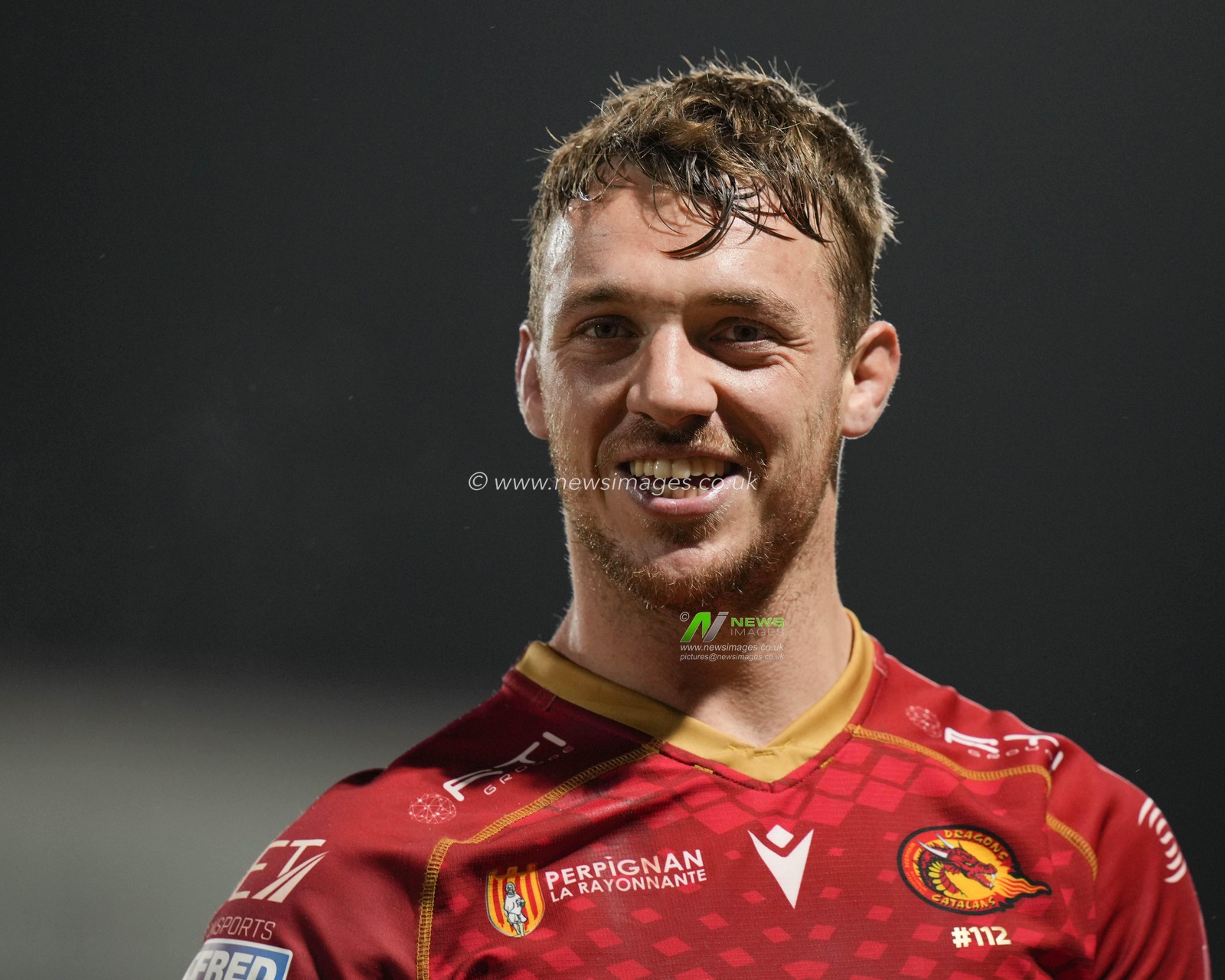 Paul Seguier #12 of Catalans Dragons leaves the field after the Betfred Super League  Round 1 match Wakefield Trinity vs Catalans Dragons at The Be Well Support Stadium, Wakefield, United Kingdom, 17th February 2023

(Photo by Steve Flynn/News Images)