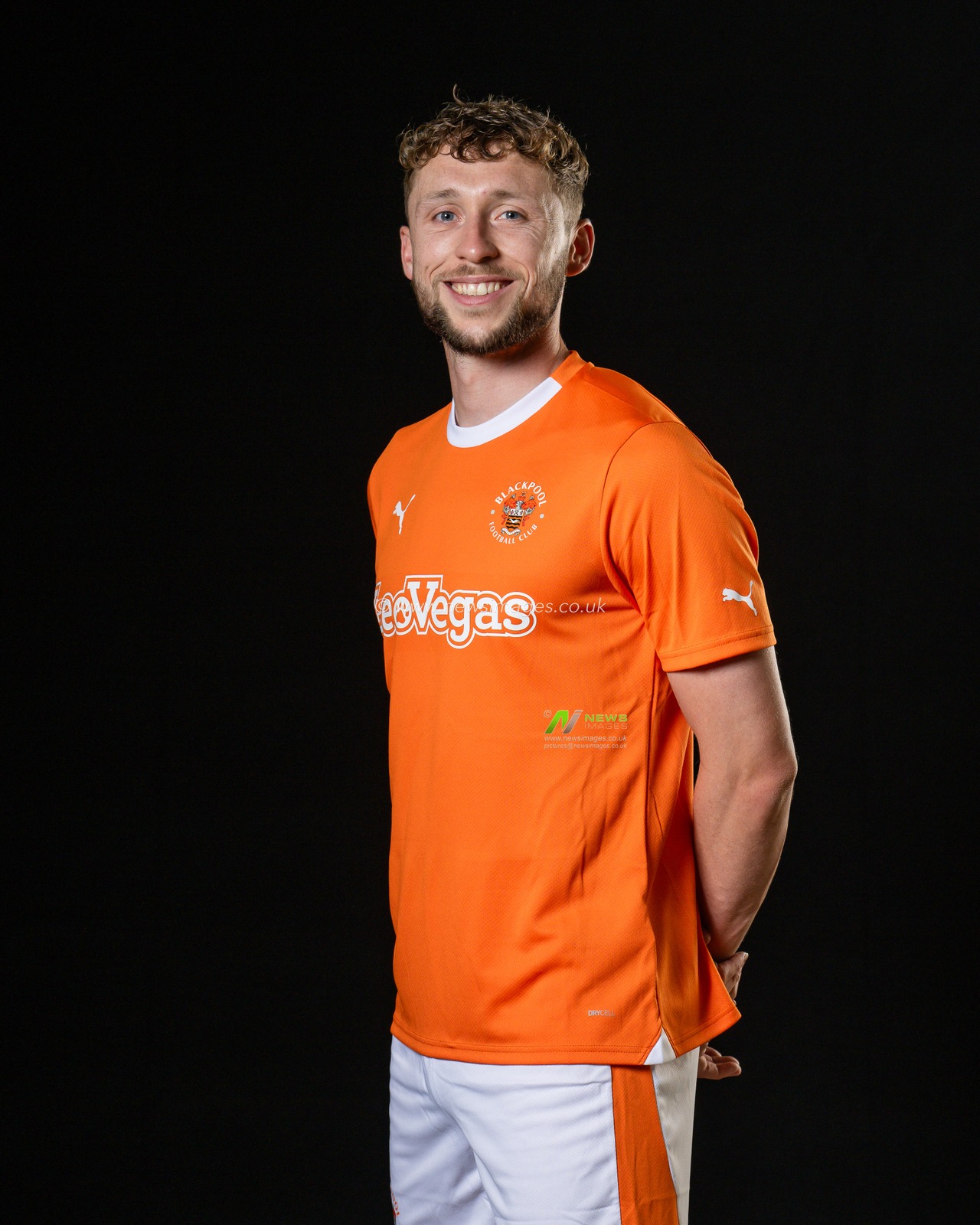 Blackpool Squad Headshots at Bloomfield Road, Blackpool, United Kingdom, 27th July 2023

(Photo by Craig Thomas/News Images)