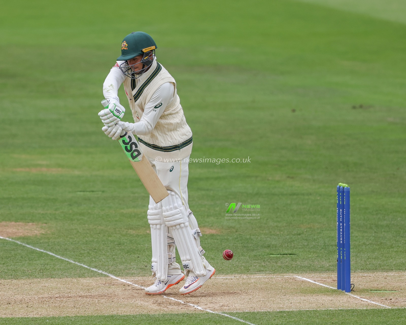 Usman Khawaja of Australia hits the ball for one run during the LV= Insurance Ashes Test Series Second Test Day 3 England v Australia at Lords, London, United Kingdom, 30th June 2023

(Photo by Mark Cosgrove/News Images)