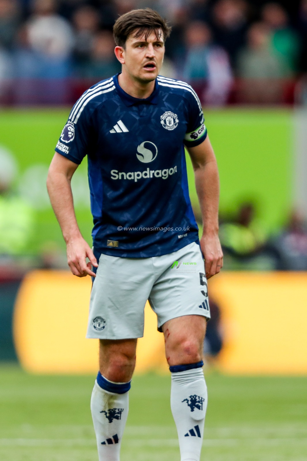 Harry Maguire of Manchester United looks on during the Premier League match Brentford vs Manchester United at The Gtech Community Stadium, London, United Kingdom, 4th May 2025

(Photo by Izzy Poles/News Images)