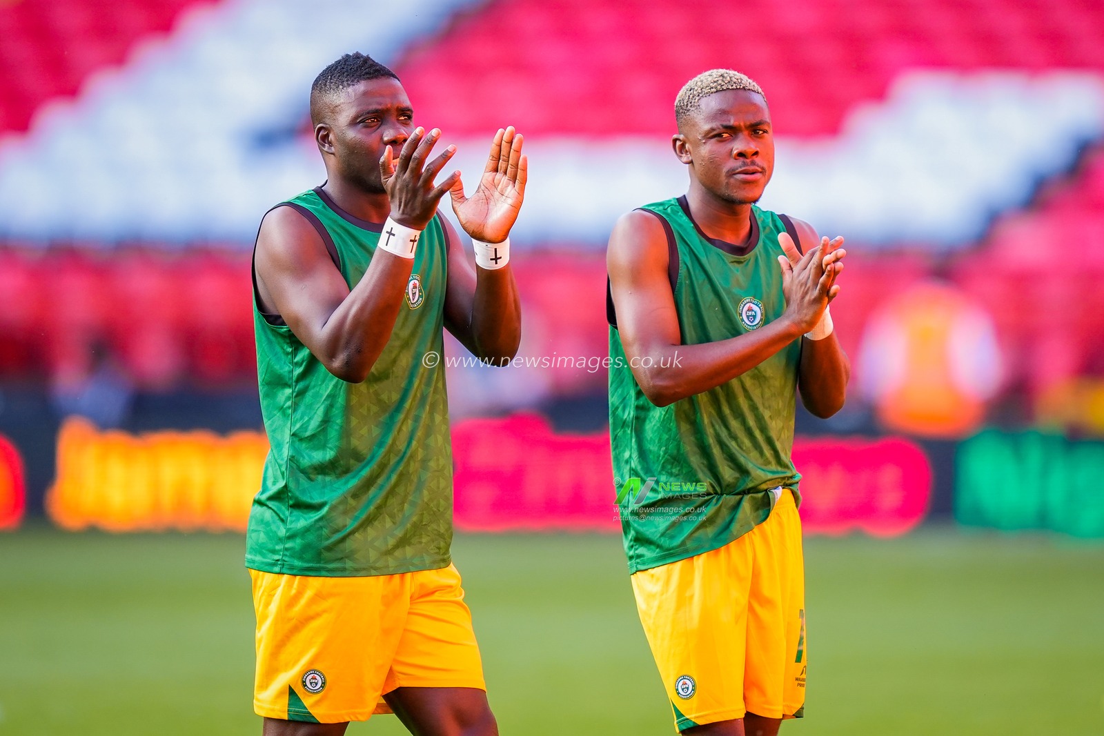 Marvelous Nakamba of Zimbabwe in the pregame warmup session  during the Unity Cup 2026 Semi-Finals match Nigeria vs Zimbabwe at The Valley, London, United Kingdom on 26 May 2026

(Photo by Maynard Manyowa/News Images)